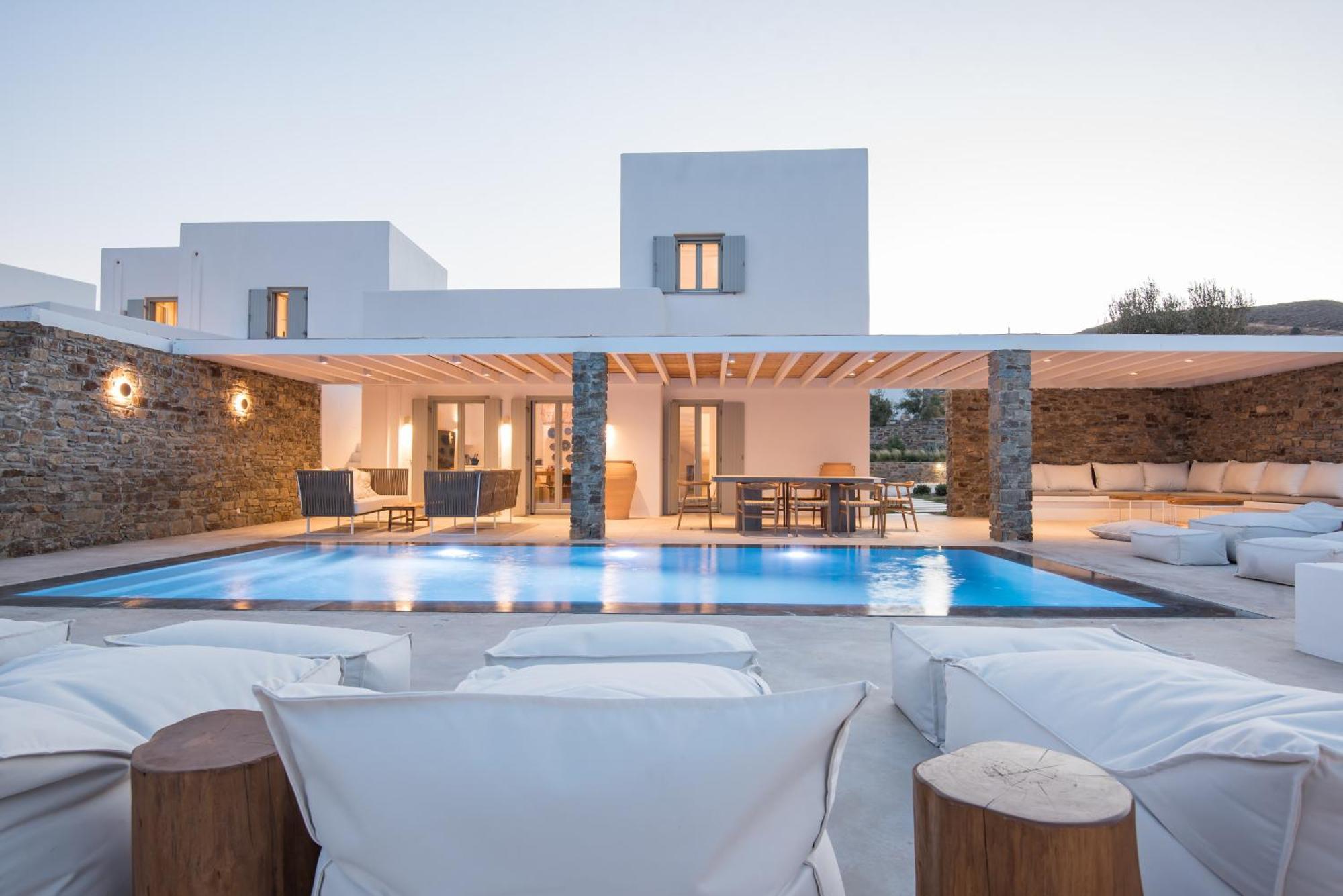 Dreamy 5 Bdr Antiparos Pool Villa Экстерьер фото